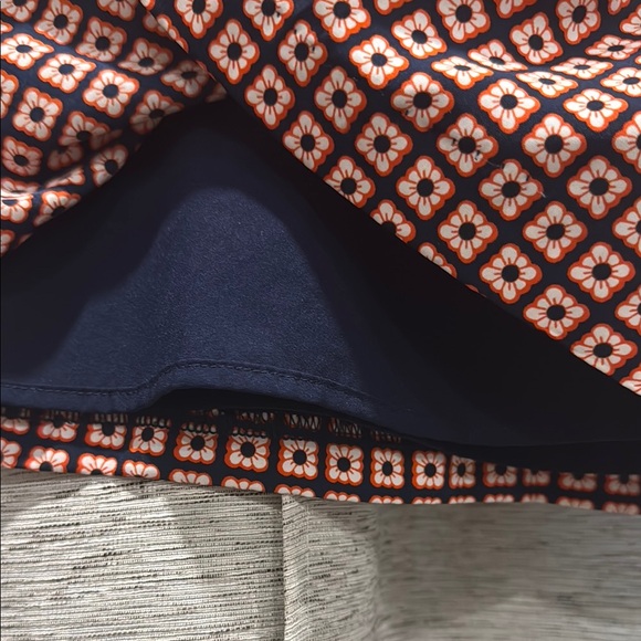 Janie and Jack Orange and Navy Patterned Tank Top - Picture 5 of 8